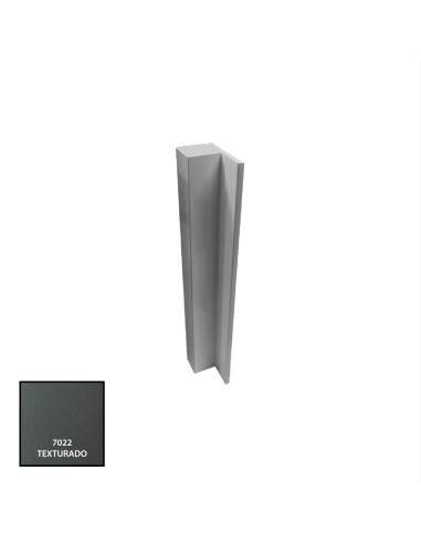 TIRADOR EXTERIOR MINIMALISTA EDGE 160MM VENTANA  7022 TXT REF EDGE160X