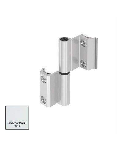 BISAGRA CARINA CE PLETINA Y EJE INOX 9010 MATE IZQUIERDA REF 023I92