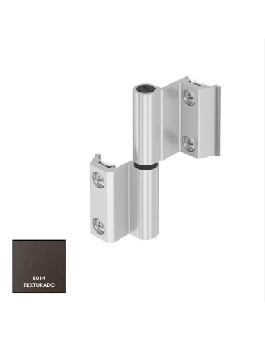 BISAGRA CARINA CE PLETINA Y EJE INOX 8014 TXT IZQUIERDA  REF 023I92