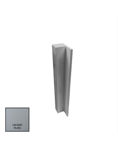 TIRADOR EXTERIOR MINIMALISTA EDGE 160MM VENTANA LACADO PLATA REF EDGE160X
