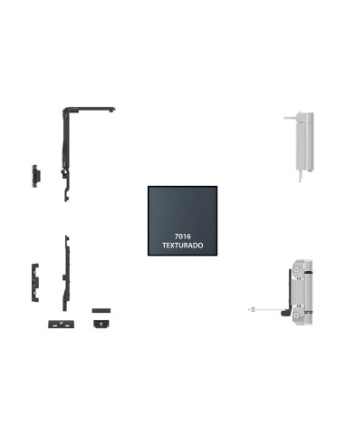 KIT BASE OSCILOBATIENTE CLASSIC SIN CREMONA  CIERRE AL INVERSOR  7016 TXT REF B113392