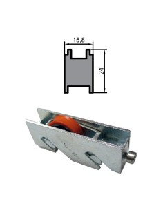 RUEDA S/BA-61 ZAMAK REGULABLE RODAMIENTO DE BOLAS