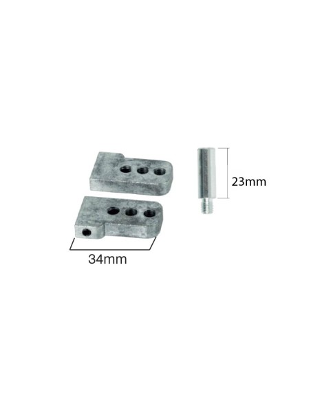 KIT EXTENSOR APERTURA EXTERIOR 23MM, 34 MM (JUEGO)