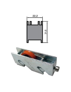 RUEDA S/70000 ZAMAK REGULABLE RODAMIENTO DE BOLAS
