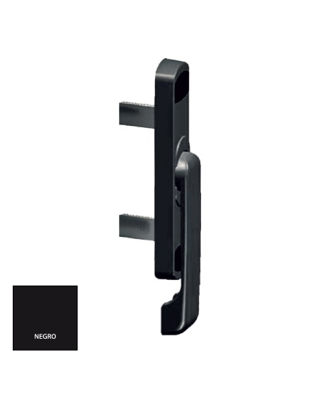 CREMONA APERTURA EXTERIOR EXTRAPLANA NEGRO REF 6027.10