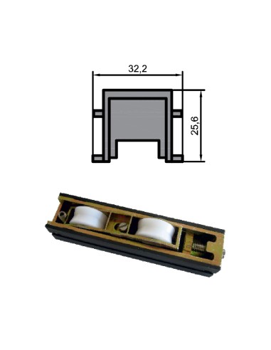 RUEDA B-3-26 ESPECIAL ZAMAK REGULABLE...