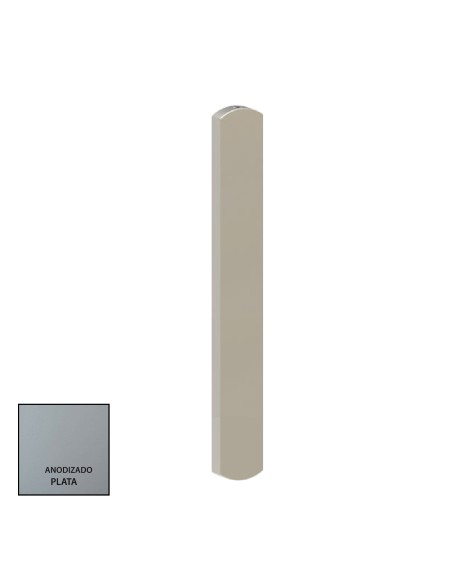 ESCUDO CIEGO KLIMT SIN BOCALLAVE ANODIZADO PLATA REF EKLI-SIN-PL