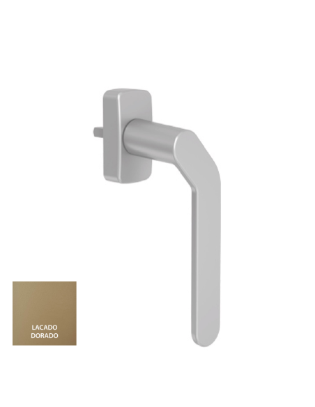 MANILLA SIRIUS MULTIFUNCION ACODADA DERECHA LACADO ORO REF 077793