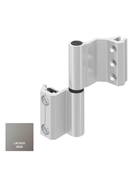 BISAGRA  CANAL 16  LACADO INOX IZQUIERDA REF 1760I93