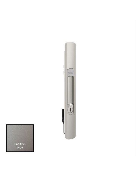 CIERRE CORREDERA TITAN CON LLAVE LACADO INOX REF 03410093