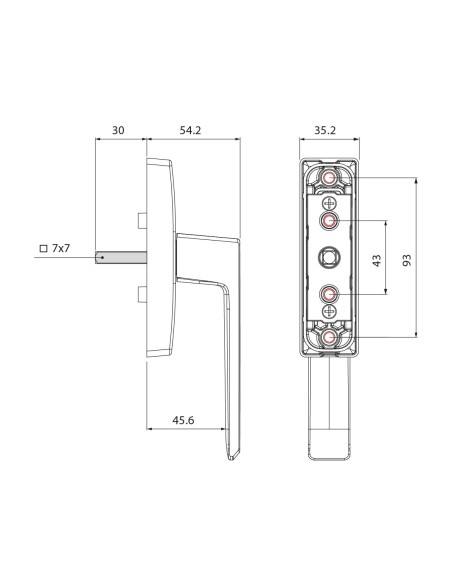 MANILLA DELTA MULTIFUNCION REFORZADA LACADO INOX REF 700993
