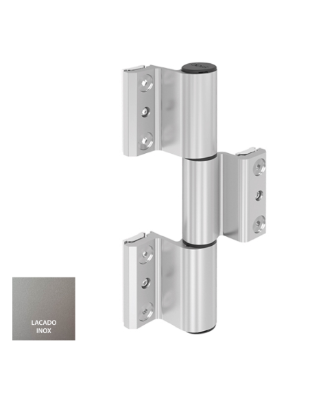 BISAGRA ACRUX CE  3 PALAS  LACADO INOX REF P010D93