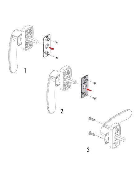 KIT POLARIS DE FIJACION CON TORNILLOS ROSCACHAPA REF K5771-04
