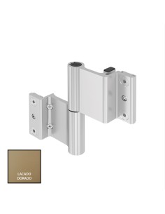 BISAGRA CARINA 4  HOJA CE LACADO ORO IZQUIERDA REF 018I93