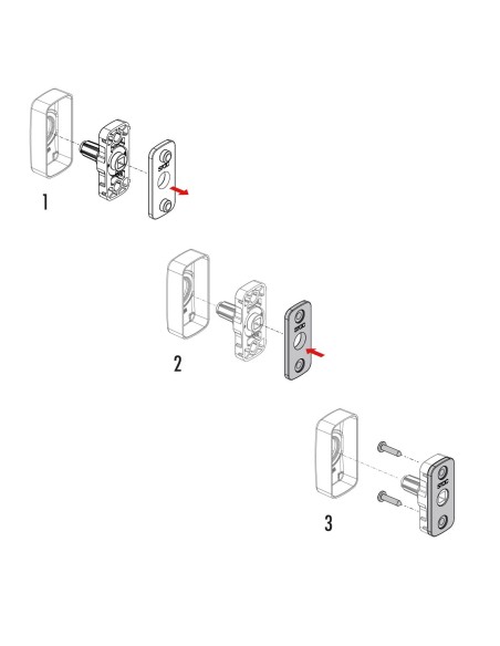 KIT SIRIUS DE FIJACION CON TORNILLOS ROSCACHAPA REF K0771-04