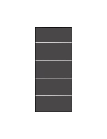 PANEL BORO (4 LINEAS) 2000X800X20 MM GAMA RAL ESTANDAR CON LINEAS INOX