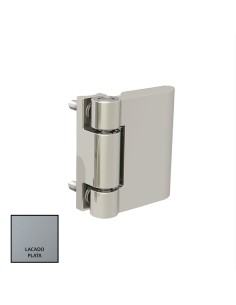 BISAGRA CONTRAVENTANA PEGASO LACADO PLATA REF 10000191