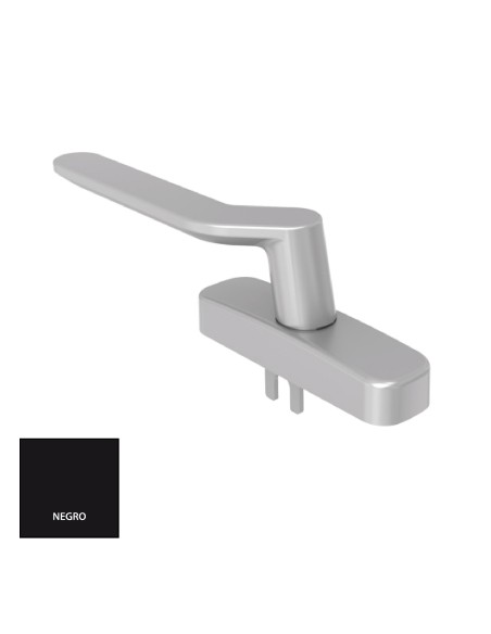 CREMONA SIRIUS ACODADA PROYECTANTE IZQUIERDA NEGRO REF 116202