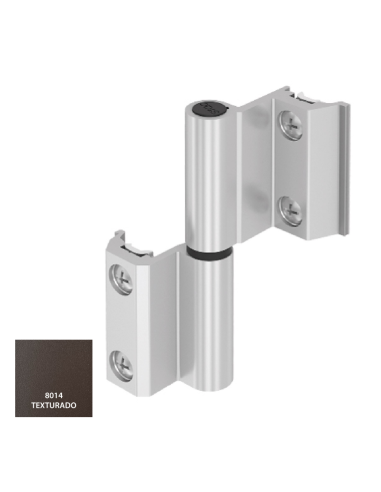 BISAGRA CARINA CE PLETINA Y EJE INOX 8014 TXT...