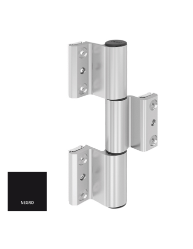 BISAGRA ACRUX CE  3 PALAS  NEGRO REF P010D02 