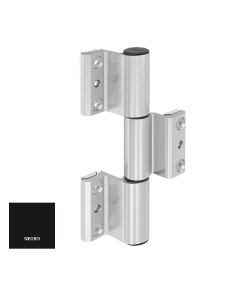 BISAGRA ACRUX CE  3 PALAS  NEGRO REF P010D02 