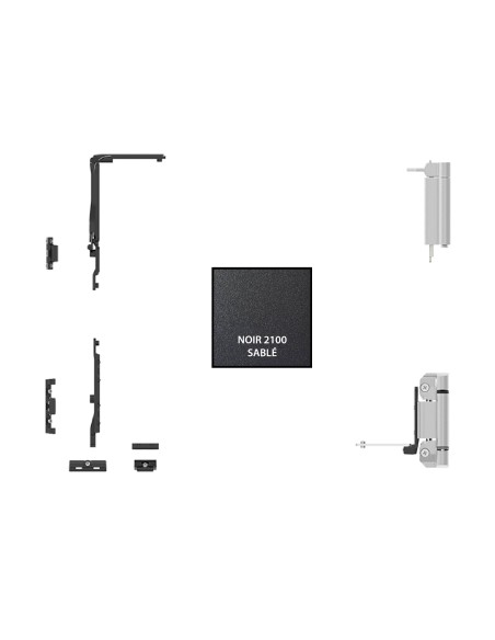 KIT BASE OSCILOBATIENTE CLASSIC SIN CREMONA  CIERRE AL INVERSOR  2100 SABLE REF B113392