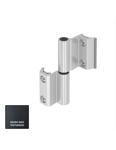 BISAGRA CARINA CE PLETINA Y EJE INOX 9005 TXT IZQUIERDA REF 023I92