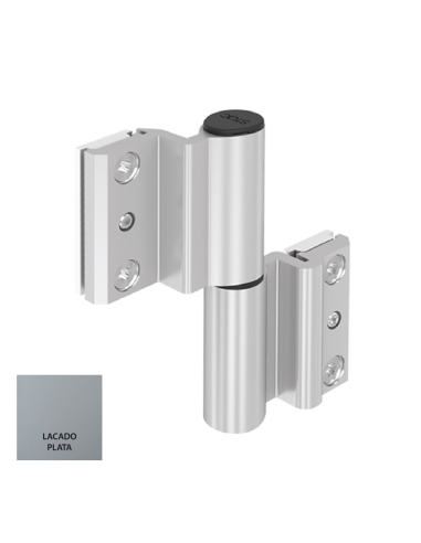 BISAGRA ACRUX FR  CANAL CENTRADO  LACADO PLATA...