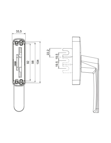 CREMONA SIRIUS BLOCK OSCILO BLANCO REF A116001