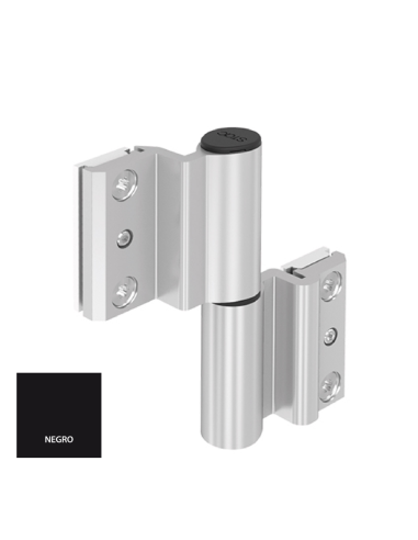 BISAGRA ACRUX FR  CANAL CENTRADO  NEGRO IZQUIERDA REF 030I02