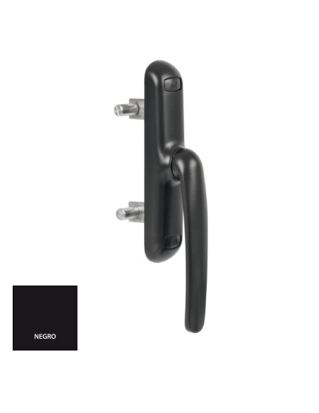 CREMONA APERTURA INTERIOR /EXTERIOR PLANA NEGRO REF 6302