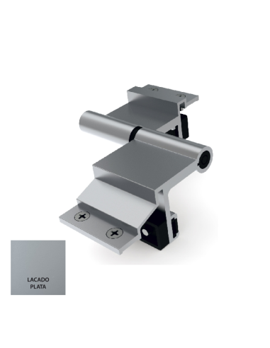 BISAGRA 4  HOJA 40X20 EJE INOX LACADO PLATA IZQUIERDA REF DPT 200
