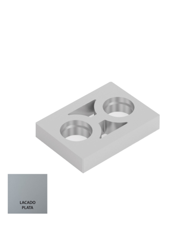 CALZO PARA FIJACION RAPIDA ARIES LACADO PLATA REF 010TS0891  