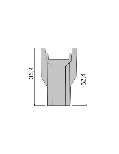 CALZO PARA CIERRE MULTIPUNTO REF 1700P/35