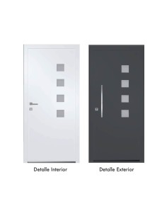 PUERTA MODELO 2, ROTURA DE 70, 950X2100, APERTURA...