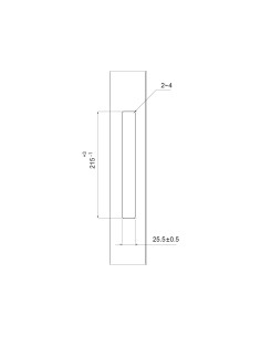 MANILLA ENRASADA TITAN MAX LACADO INOX REF 03470093 2