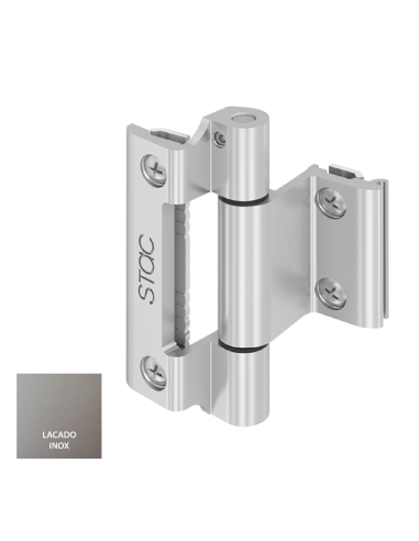 BISAGRA HERCULES CE TRIPLA LACADO INOX REF C017093