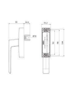CREMONA DELTA PRACTICABLE APERTURA FRANCESA NEGRO REF 700302 2