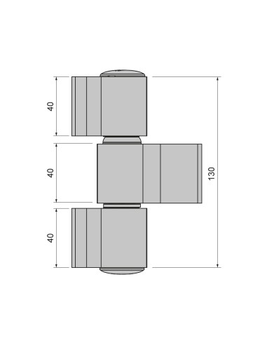 BISAGRA ARIES UNIVERSAL 3 PALAS LACADO PLATA...