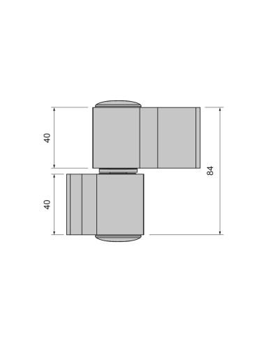 BISAGRA ARIES UNIVERSAL 2 PALAS BLANCO REF...