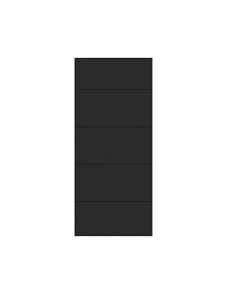 PANEL BORO STOCK (4 LINEAS EMBUTIDAS) 2000X800X20 MM COLOR 9005 TXT (ALMA DE MADERA)