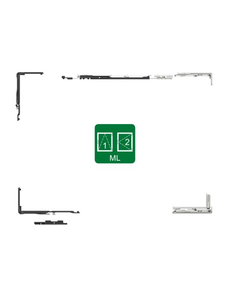 OSCILO CH180  (BISAGRA OCULTA)  MANIOBRA LOGICA  LARGO DERECHA  REF H1223R2