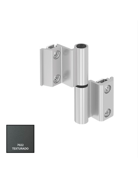 BISAGRA CARINA 3  HOJA CE PLETINA Y EJE INOX 7022 TXT REF 014D92