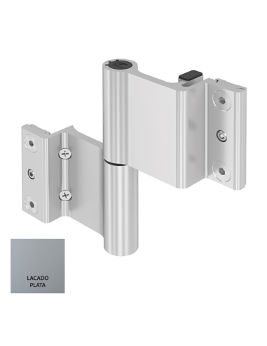 BISAGRA CARINA 4  HOJA CE LACADO PLATA DERECHA...