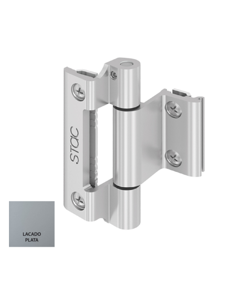 BISAGRA HERCULES CE TRIPLA LACADO PLATA REF C017091 