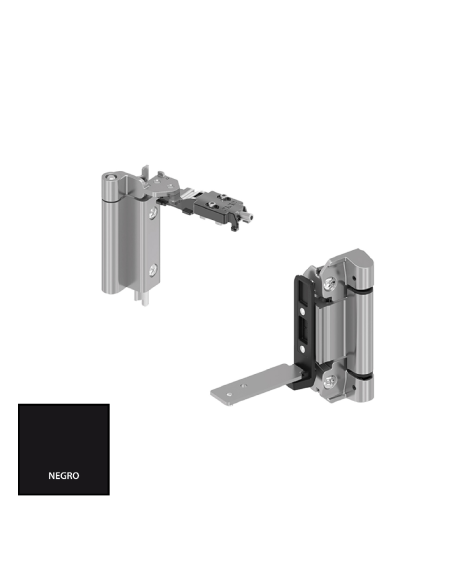 BISAGRA HOJA PASIVA (JUEGO) NEGRO REF B111402