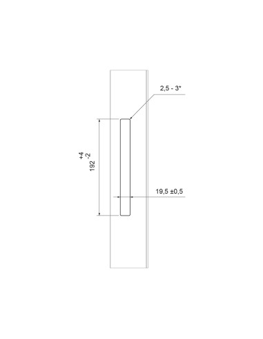 MANILLA ENRASADA TITAN BLANCO REF 03441001