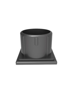 MULTIBASE PARA TUBO 100X100 /  80 /  100 MM NEGRO REF...
