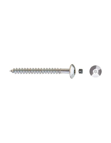 TORNILLO TIC ROSCA TIRAFONDO CABEZA ANCHA IMPRONTA TX  7X85 MM CINCADO (50 UDS/C)