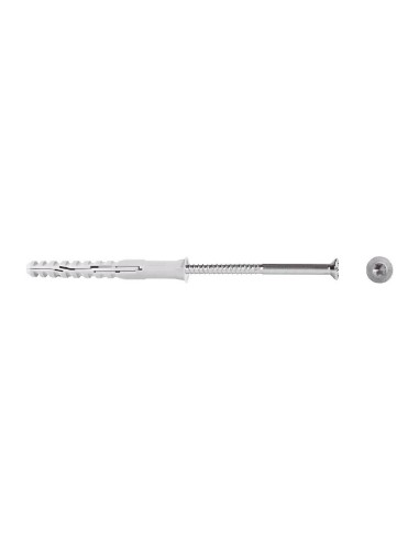TACO LARGO MULTIMATERIAL MFR SB 10-240 TX AVELLANADO, CON TORNILLO AVELLANADO , CINCADO (50 UDS/C)
